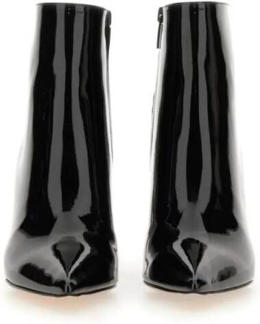 Gianvito Rossi Boots Glossy Patent Leather Ankle Boots in zwart