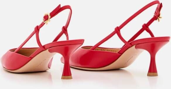 Gianvito Rossi Hoge hakken Ascent 55 Slingback in rood