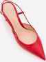 Gianvito Rossi Hoge hakken Ascent 55 Slingback in rood - Thumbnail 3