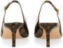 Gianvito Rossi Hoge hakken "Christina" Slingback in bruin - Thumbnail 2