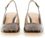 Gianvito Rossi Hoge hakken "Christina" Slingback in bruin - Thumbnail 3