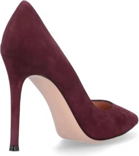 Gianvito Rossi Hoge hakken Gianvito 105 Pumps – Bordeaux in rood