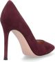 Gianvito Rossi Hoge hakken Gianvito 105 Pumps – Bordeaux in rood - Thumbnail 2