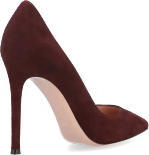 Gianvito Rossi Hoge hakken Gianvito 105 Pumps – Dark Brown in bruin