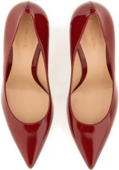 Gianvito Rossi Hoge hakken "Gianvito 85" Decolletè in rood