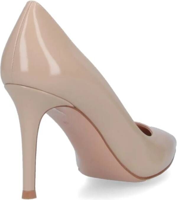 Gianvito Rossi Hoge hakken "Gianvito 85" Pumps – Beige in beige