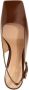 Gianvito Rossi Hoge hakken 'Ric' Slingbacks in bruin - Thumbnail 2