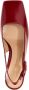 Gianvito Rossi Hoge hakken 'Ric' Slingbacks in rood - Thumbnail 2