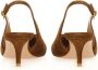 Gianvito Rossi Hoge hakken "Robbie" Slingback in bruin - Thumbnail 2