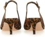 Gianvito Rossi Hoge hakken "Robbie" Slingback in bruin - Thumbnail 2