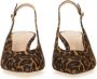 Gianvito Rossi Hoge hakken "Robbie" Slingback in bruin - Thumbnail 3