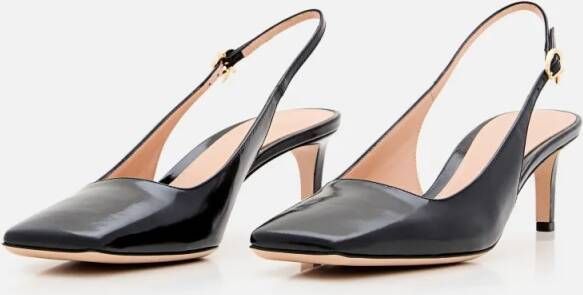 Gianvito Rossi Hoge hakken Nuit Heel Sling-Back in zwart