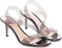 Gianvito Rossi Sandalen Almond Toe Sandals With Covered Heel in roze - Thumbnail 1