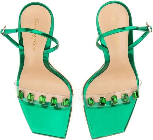 Gianvito Rossi Sandalen Candy Ribbon Sandal in groen