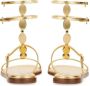 Gianvito Rossi Sandalen Sandal "Shanti 05" With Gemstone Embellishments in goud - Thumbnail 2