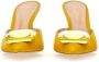 Gianvito Rossi Slippers & Mules Jaipur Mule With Jewel Embellishment in geel - Thumbnail 2