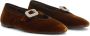 Giuseppe zanotti Georgia Buckle Ballerinas in zwart - Thumbnail 2