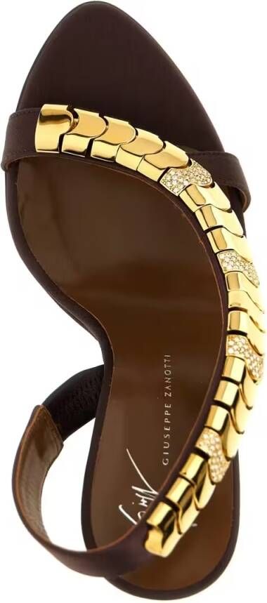 giuseppe zanotti Sandalen 'Gz Dafne' Sandals in bruin
