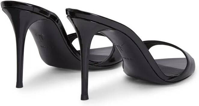 giuseppe zanotti Sandalen Intriigo 90 Sandal in zwart