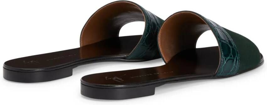 giuseppe zanotti Sandalen Roose 10 Slide in groen