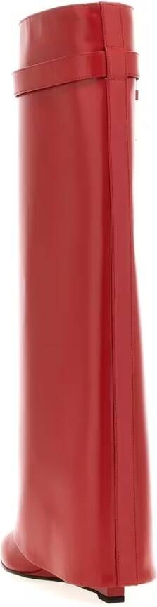 Givenchy Boots 'Shark Lock' Boots in rood