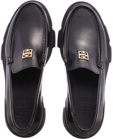 Givenchy Loafers & ballerina schoenen Terra loafer in brushed leather in zwart