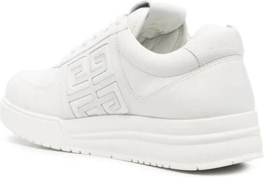 Givenchy Low-Top Sneakers Perforated White Calf Leather Sneakers in wit