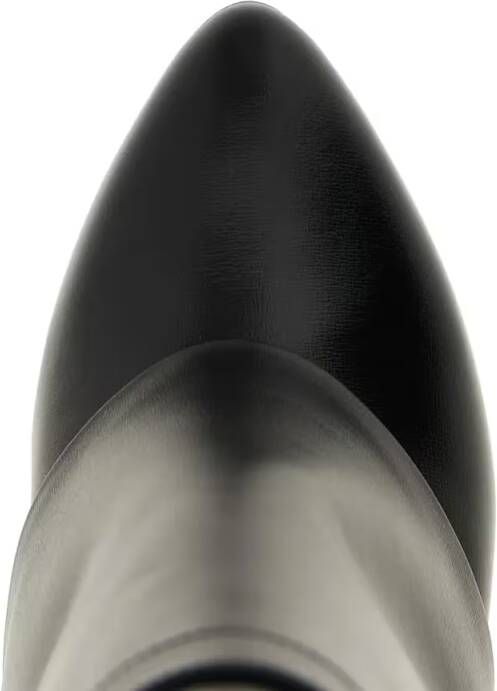 Givenchy Low-Top Sneakers Stiefeletten aus Leder in zwart