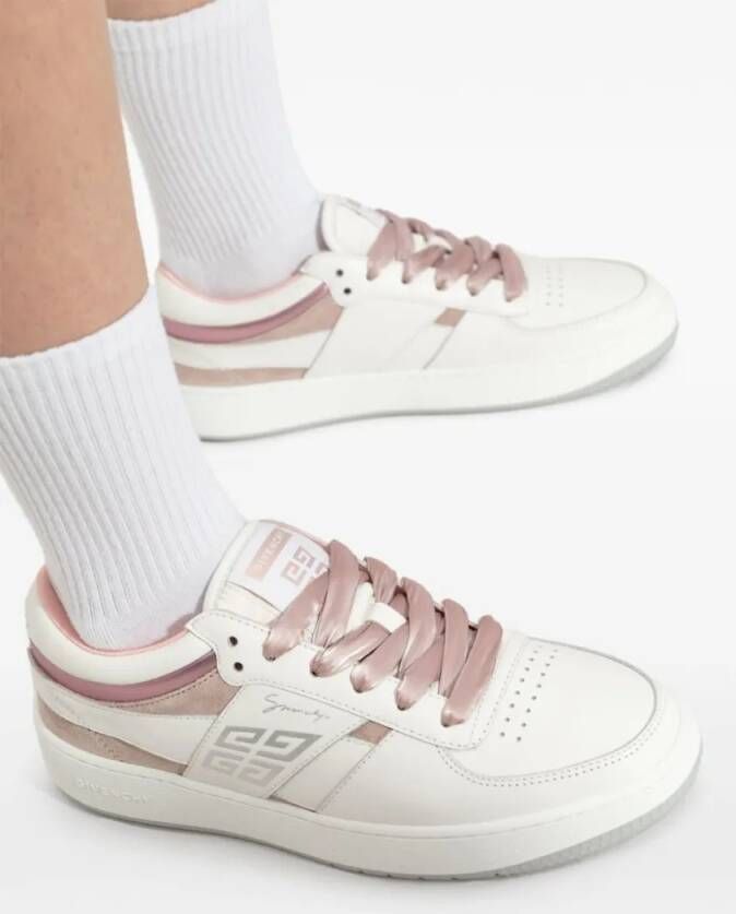 Givenchy Low-Top Sneakers White Sneakers With Logo Print in wit