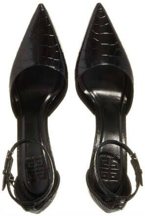 Givenchy Pumps & high heels G-Lock platform Pumps In Crocodile Effect Leather in zwart