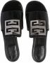 Givenchy Sandalen 4G Flat Sandals Leather in zwart - Thumbnail 2
