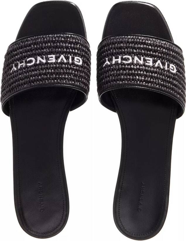 Givenchy Sandalen Sandals Slide 4G In Refia in zwart