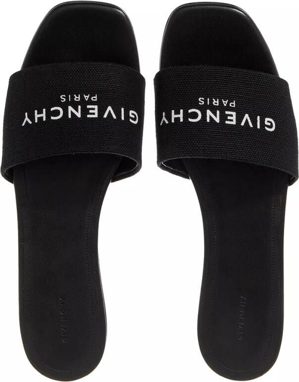 Givenchy Slippers 4G Flat Sandal in zwart