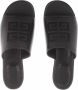 Givenchy Slippers 4G Flat Sandals Leather in zwart - Thumbnail 4