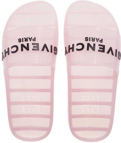 Givenchy Slippers Flat Sandals in poeder roze