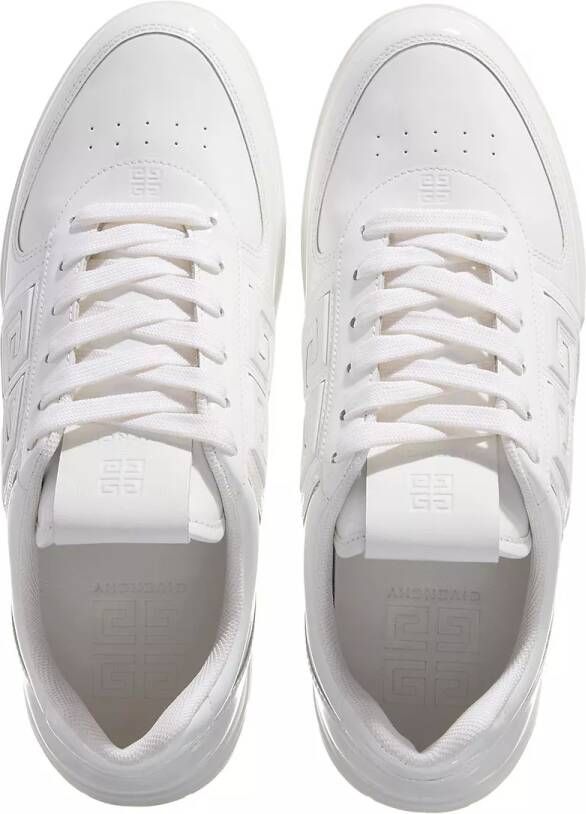 Givenchy Sneakers Low Top Leather Sneakers in wit