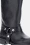Golden Goose Boots Distressed Black Leather Kurt Boots With Silver Ac in zwart - Thumbnail 2