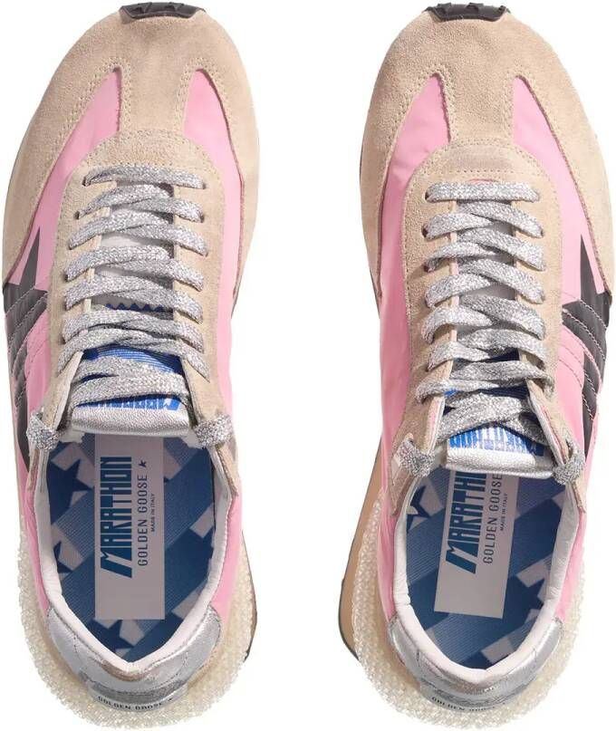 Golden Goose Boots Running Marathon in beige