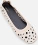 Golden Goose Cream Amy Square Toe Leather Ballet Flats in beige - Thumbnail 2