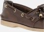 Golden Goose Leather Boat Loafer With Moccasin Toe in bruin - Thumbnail 2