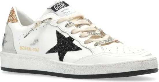 Golden Goose Low-Top Sneakers Ball Star Leather Sneakers in wit