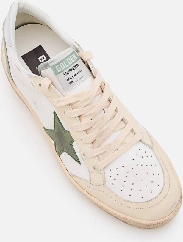 Golden Goose Low-Top Sneakers 'Ball Star' in wit