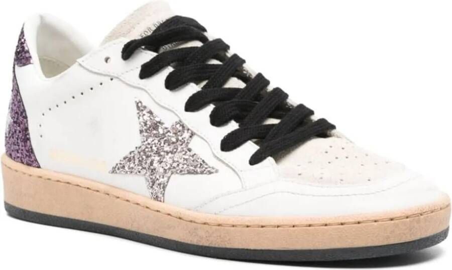 Golden Goose Low-Top Sneakers Ball Star White in beige