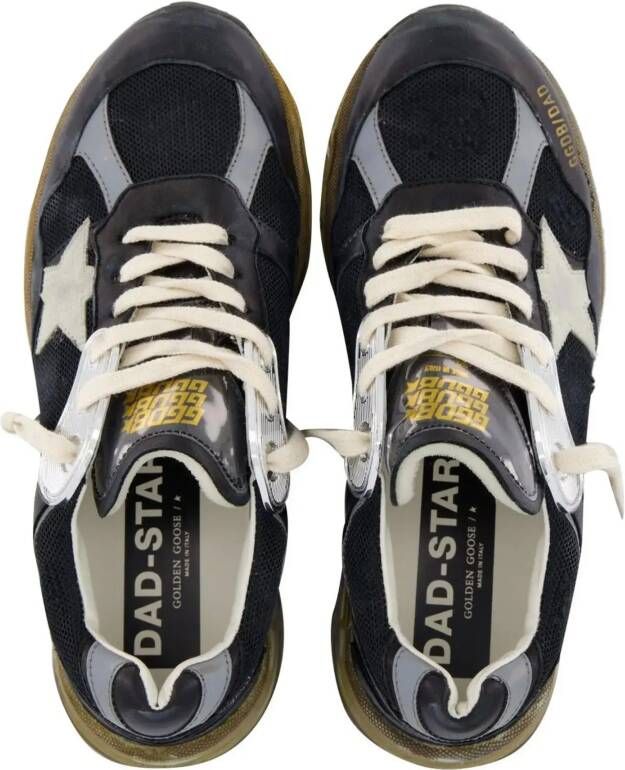 Golden Goose Low-Top Sneakers Black Running Dad Sneakers in zwart