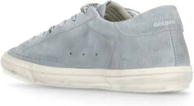 Golden Goose Low-Top Sneakers Blue Super Star Sneakers in blauw
