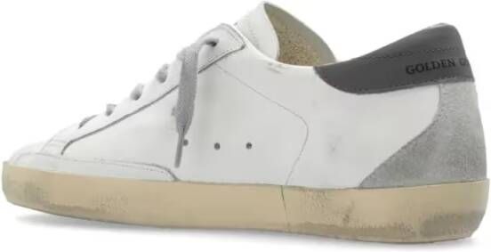 Golden Goose Low-Top Sneakers Calf Leather Sneakers With Distressed Finish And S in wit