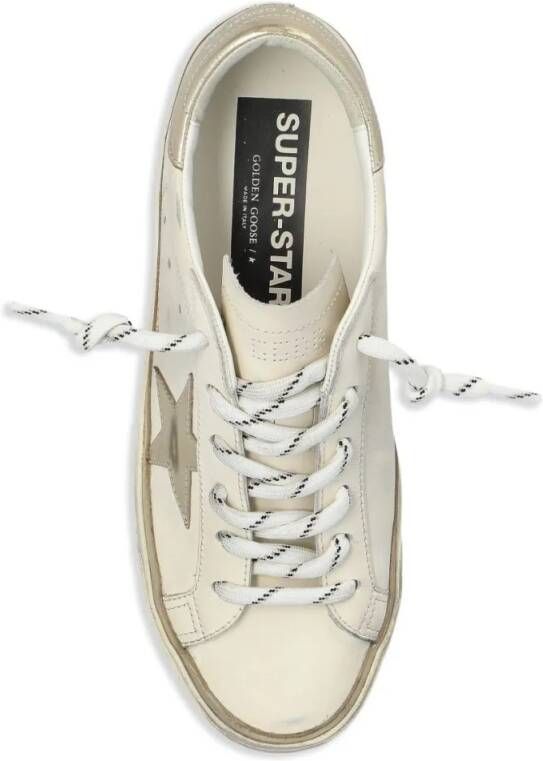 Golden Goose Low-Top Sneakers Classic Round Toe Sneakers With Branded Heel Count in wit