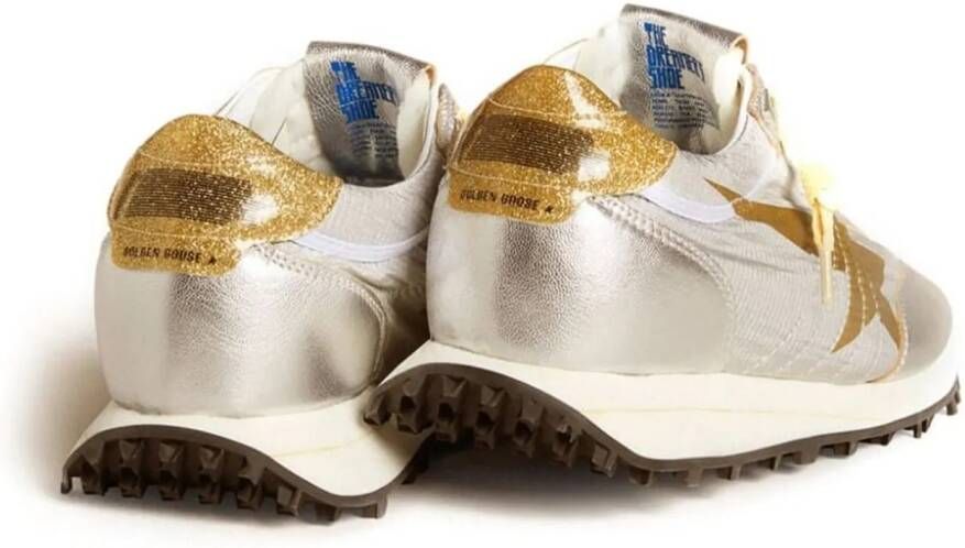 Golden Goose Low-Top Sneakers Running Marathon Sneakers in zilver