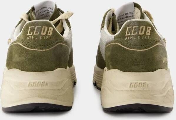Golden Goose Low-Top Sneakers Dames Running Sneaker Groen in groen