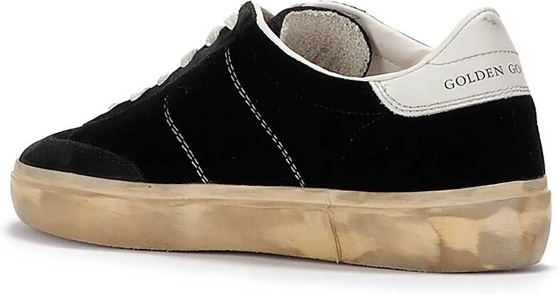Golden Goose Low-Top Sneakers Dames Soul-Star Sneaker Zwart in zwart